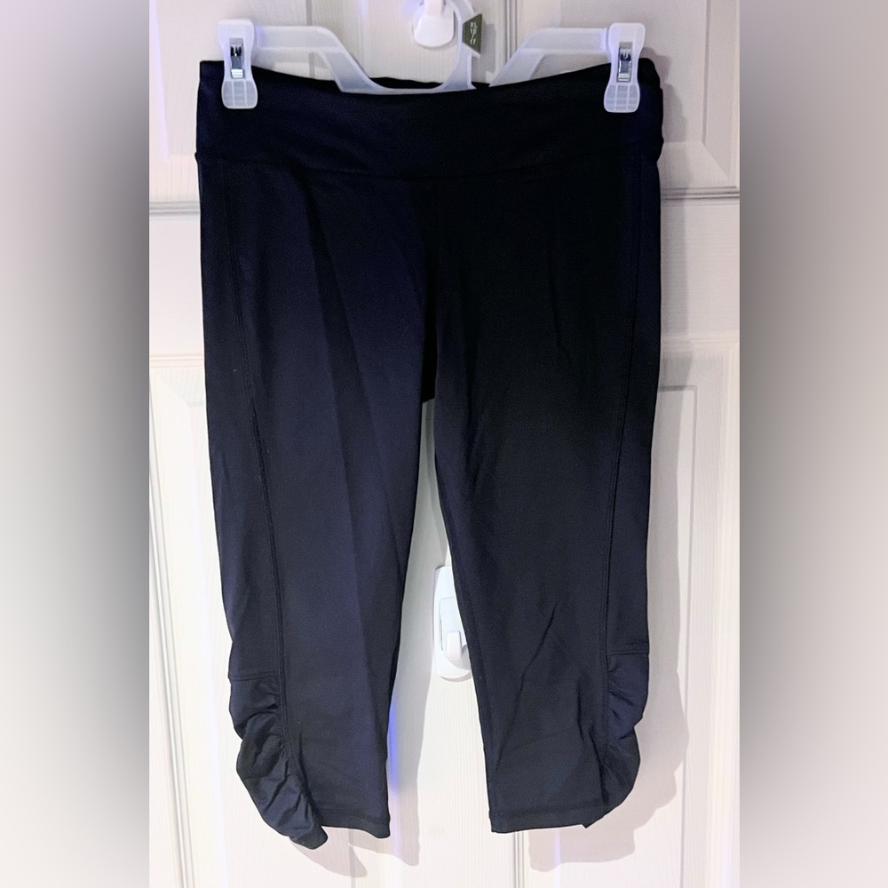 REI Women's Black Cropped Activewear Leggings Size Small